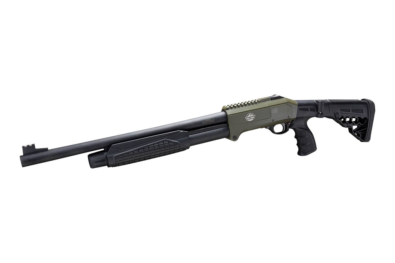 ROCK ISLAND ARMORY PK-12 Pak-Out Long 12-Gauge Pump-Action Shotgun with Folding Design
